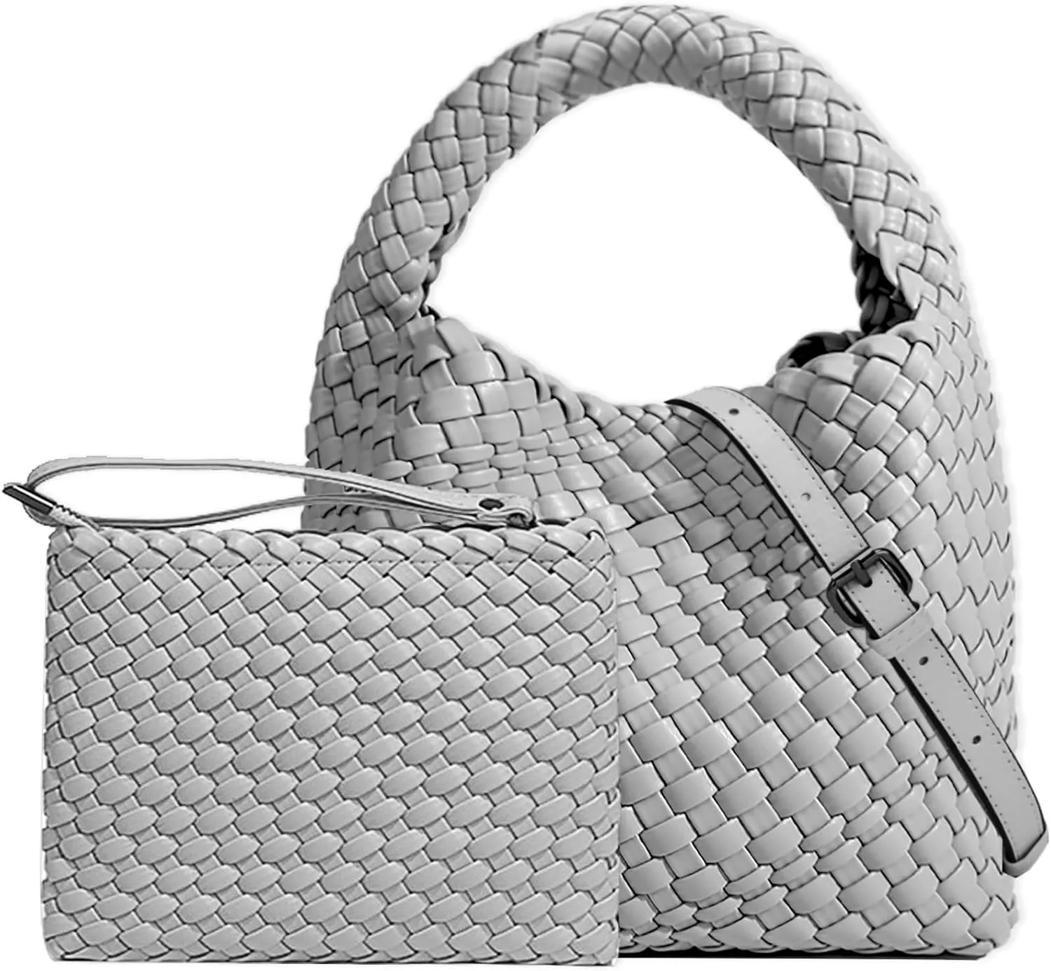 Small Woven Bags for Women Cute Hobo Tote Woven Handbag Mini Clutch Purse vegan leather Crossbody bags Shoulder Handmade Bag