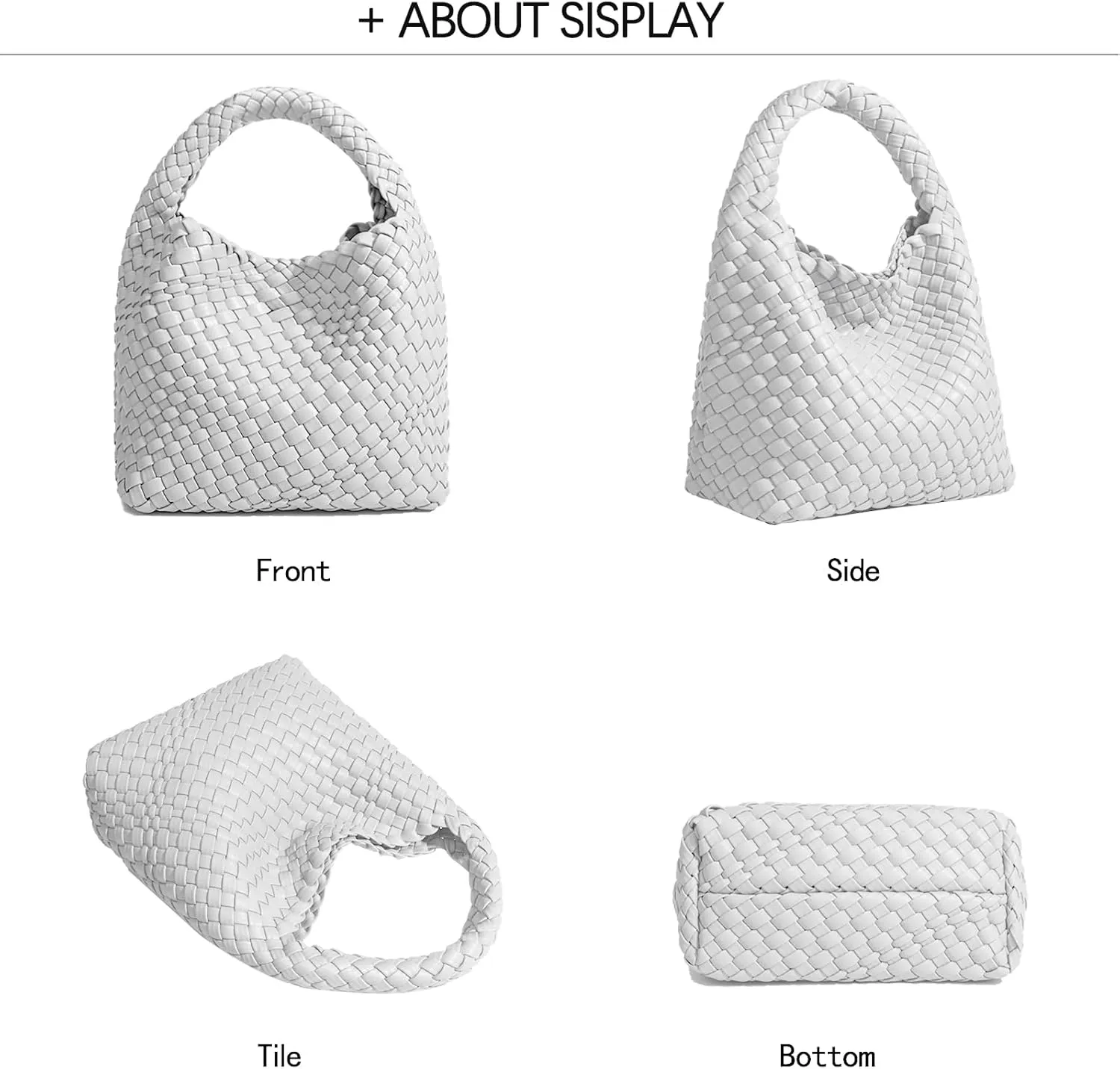 Small Woven Bags for Women Cute Hobo Tote Woven Handbag Mini Clutch Purse vegan leather Crossbody bags Shoulder Handmade Bag