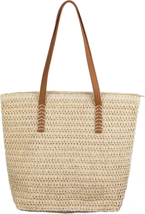 Straw bags for women 2025 Summer Rattan Bags Women Straw Hand-woven Top-handle Handbag Sea Rattan Tote Clutch