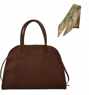 Suede & Faux Leather Tote Bags - Vintage Handbags for Women