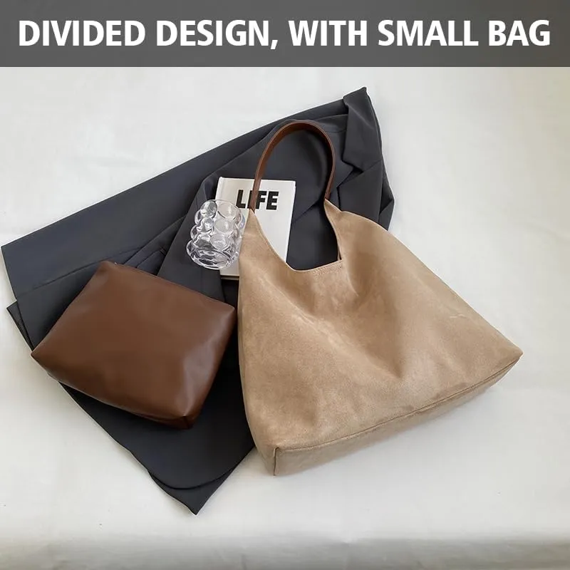 Suede Bag for Women Suede Hobo Bags Suedes Tote Bag Suedes Handbag Shoulder Bag