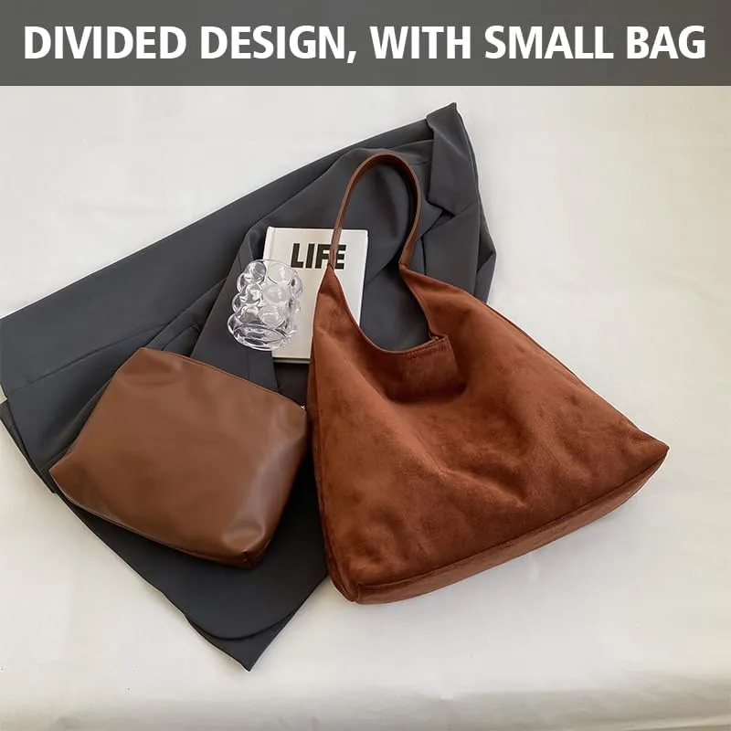 Suede Bag for Women Suede Hobo Bags Suedes Tote Bag Suedes Handbag Shoulder Bag