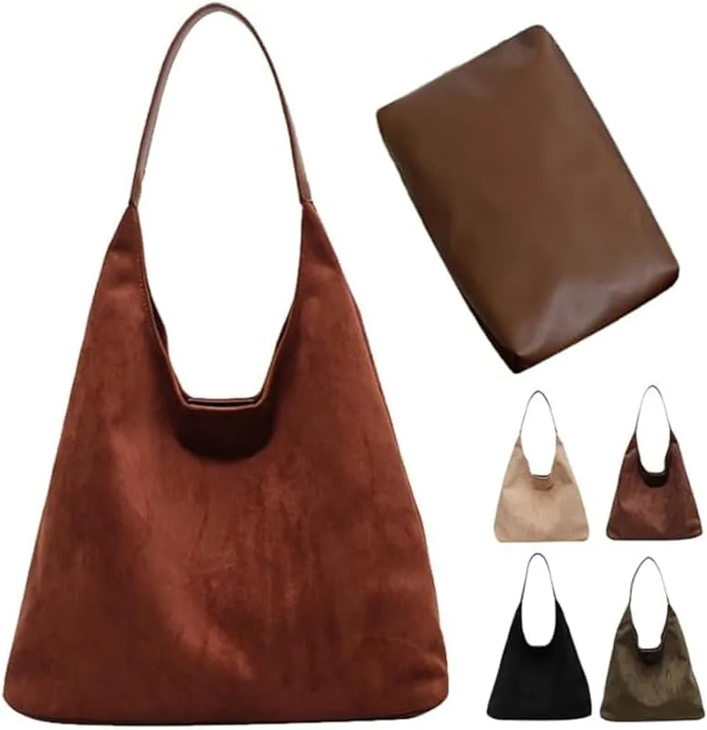 Suede Bag for Women Suede Hobo Bags Suedes Tote Bag Suedes Handbag Shoulder Bag