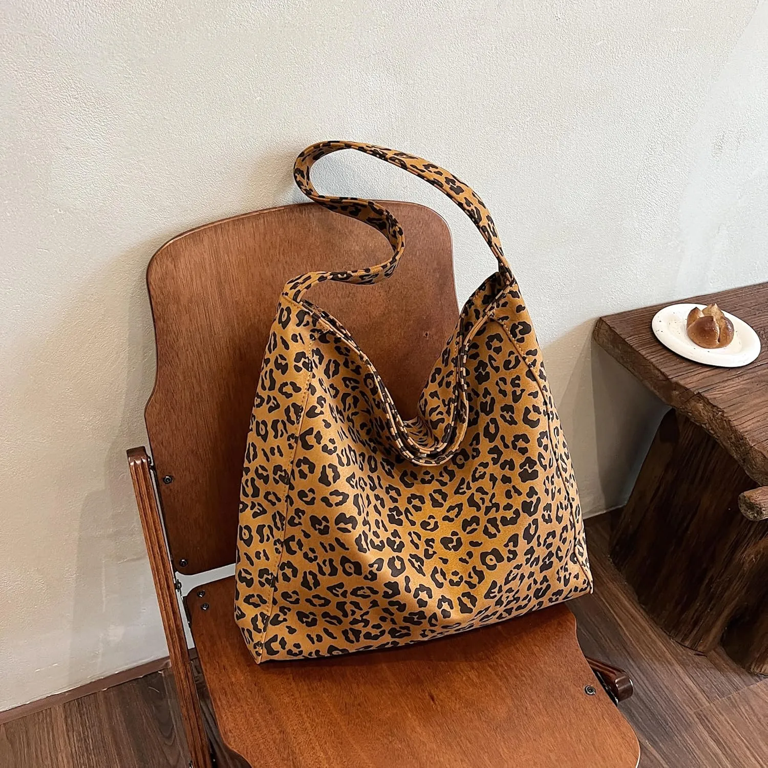 Suede Bag for Women, Suede Leather Handbags for Women, Large Capacity, Hobo Bag