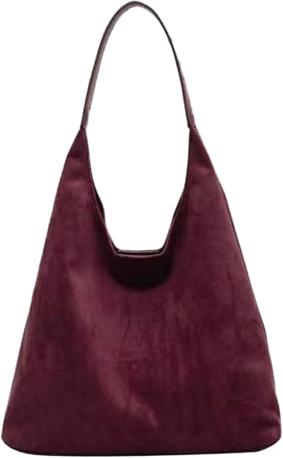 Suede Bags for Women, 2025 New Suede Tote Bag for Women, Retro Slouchy Office Shoulder Top-handle Tote Handbags