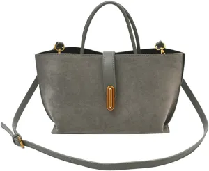 Suede Bags for Women Fall Purse 2024 Shoulder Handbag Satchel Bag Brown Top-handle Bag