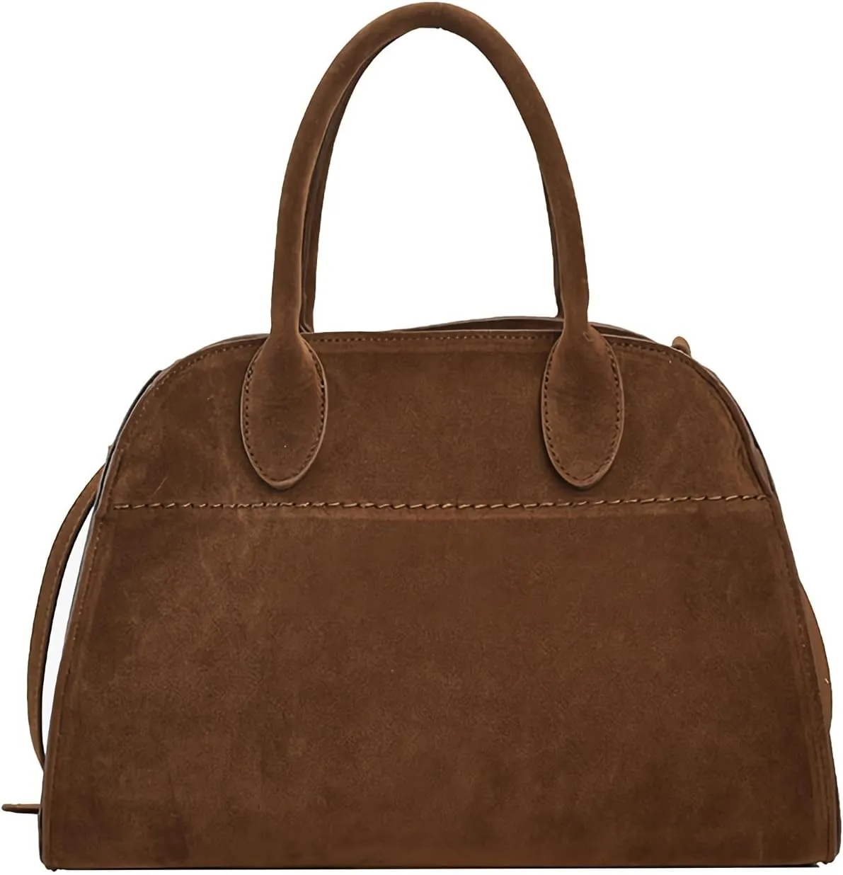 Suede Crossbody Bags For Women，Suede Leather Bag Retro Crossbody Shoulder Bag Casual Work Office Tote Top-Handle Satchel Bag