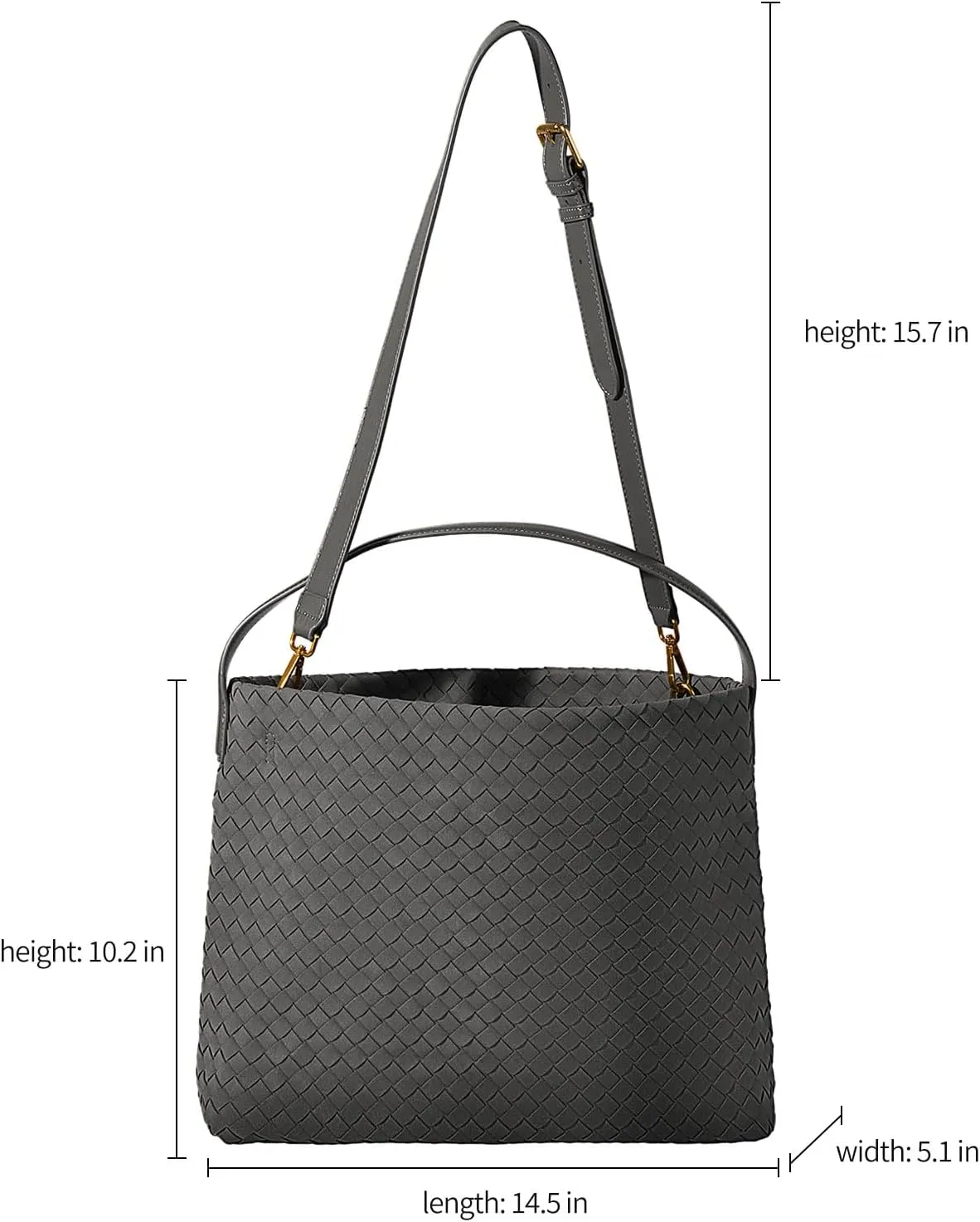 Suede Hobo Bag for Women Woven Bag Shoulder Bag Casual Tote Bag