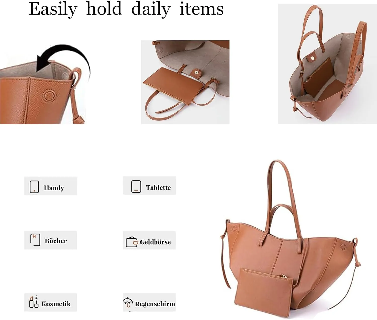 Suede leather Shoulder Bag for Women, Soft Top-Handle Bags