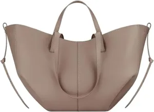 Suede leather Shoulder Bag for Women, Soft Top-Handle Bags