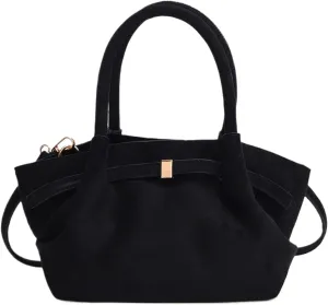 Suede Purses Small Tote Bag Squeeze Top Handle Bags Crossbody Purses Women 2025 Trendy Designer Handbag