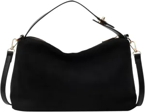 Suede Shoulder Bag, Trendy Brown Faux Suede Tote: Matte Underarm Bag for Fall-Winter, Versatile Commuter Crossbody