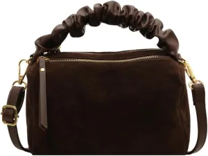 Suede Tote Bag Crossbody Bag for Women Suede Shoulder Bag Handbag Vintage Brown Suede Bag Purse Faux Leather Satchel Bags
