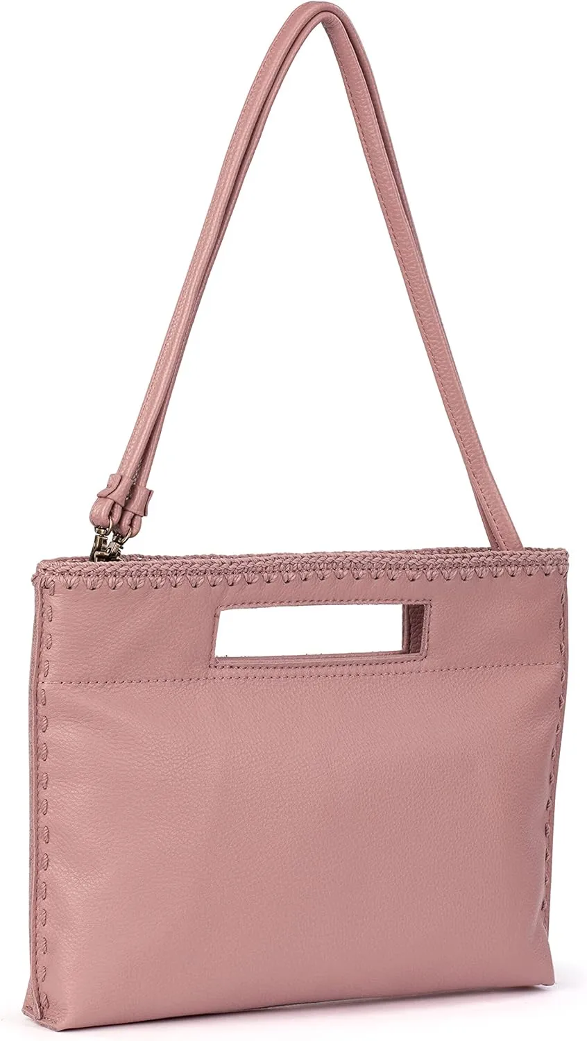 The Sak Linden Convertible Crossbody Bag in Crochet, Adjustable Multi Use Strap