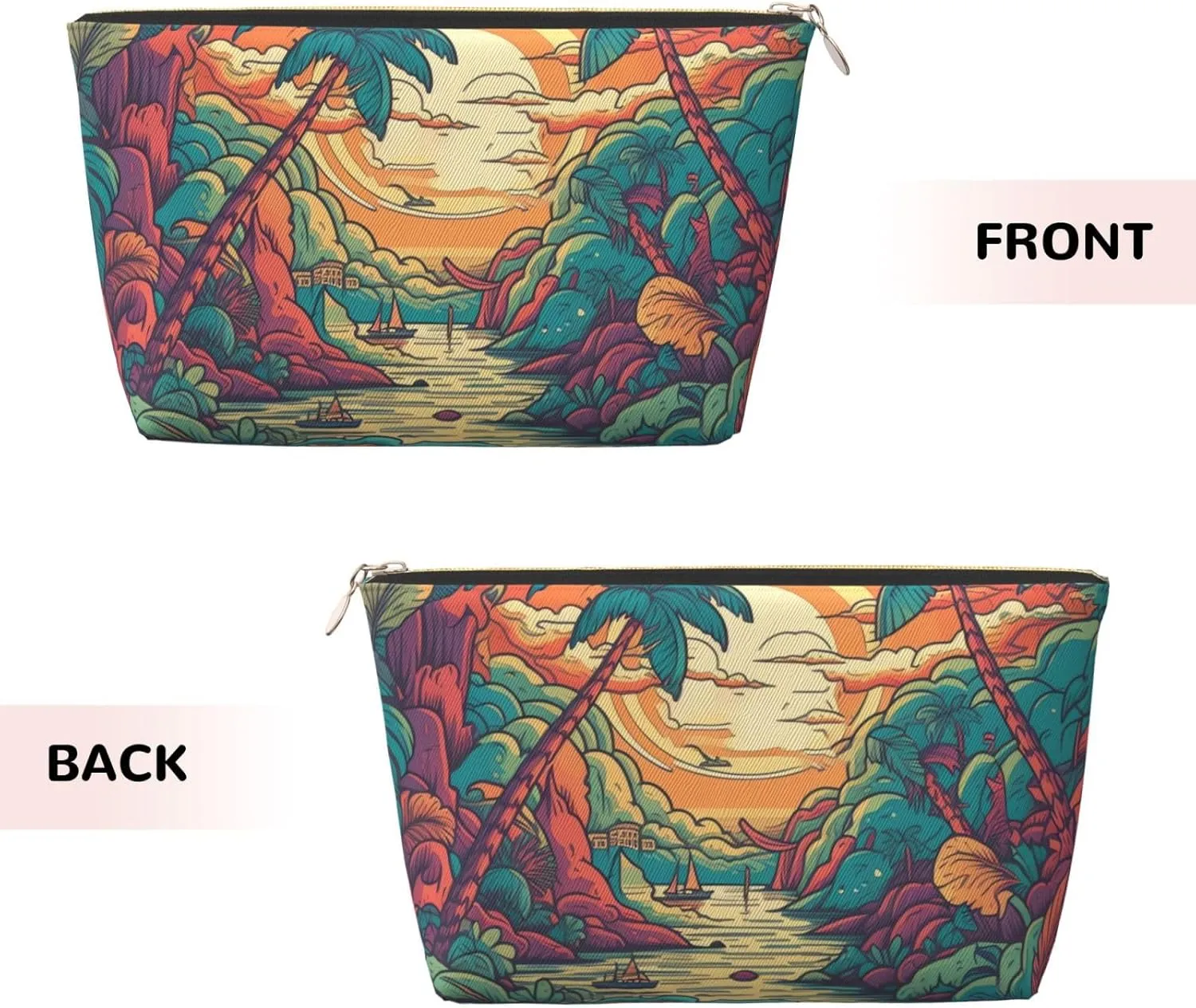 Toiletry Bag for Women Men Dopp Kit Travel Makeup Bag Forest Patterns Make Up Organizers Cosmetic Bag