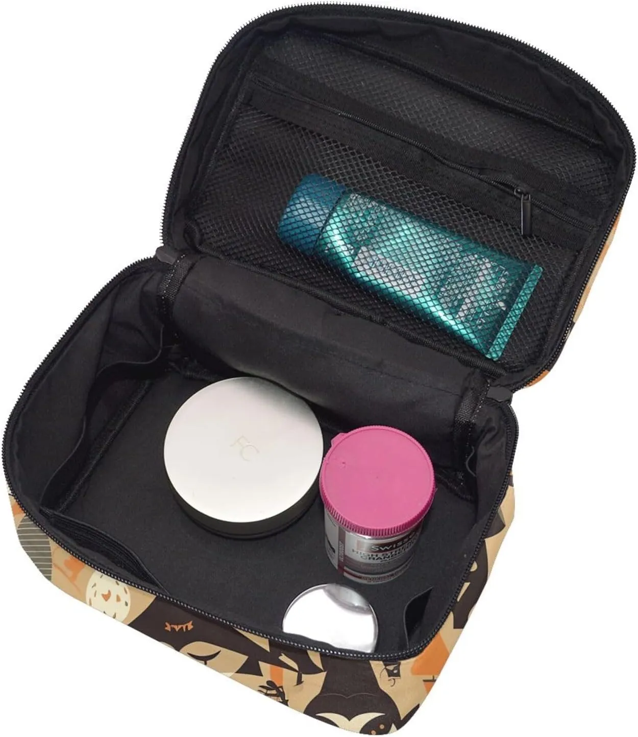 Toiletry Bag for Women Men Dopp Kit Travel Makeup Bag Make Up Organizers Cosmetic Bag Original Creature Pattern Hanging Toiletry Bag Shaving Bag with Large Capacity for Travel