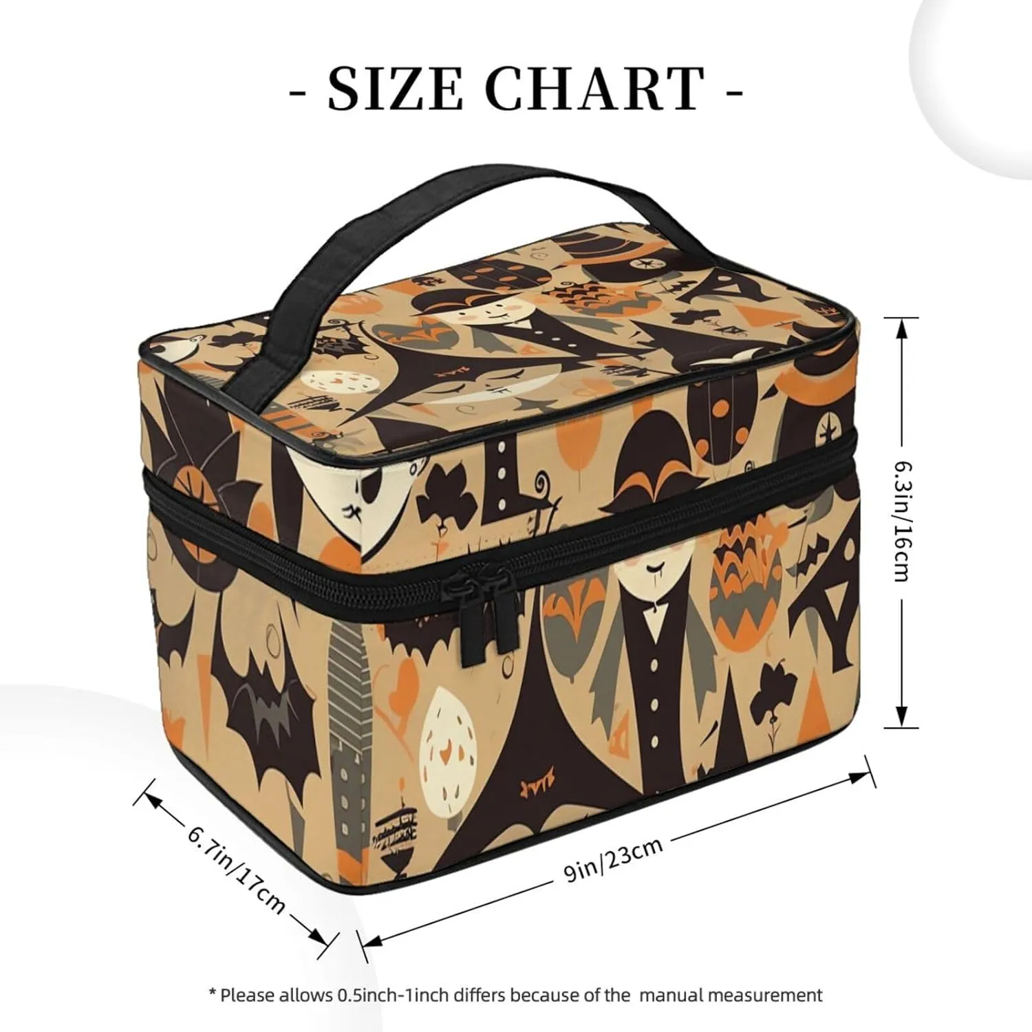 Toiletry Bag for Women Men Dopp Kit Travel Makeup Bag Make Up Organizers Cosmetic Bag Original Creature Pattern Hanging Toiletry Bag Shaving Bag with Large Capacity for Travel