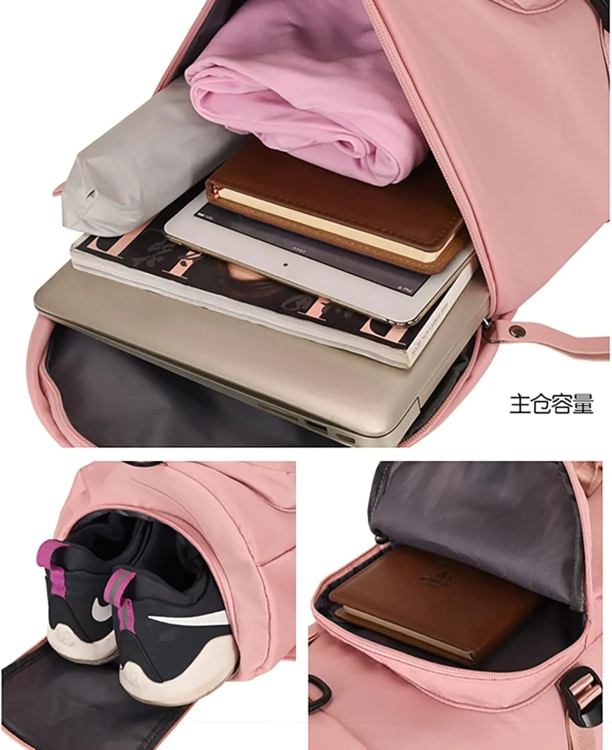 Tote Bag For Women Light Foldable Unisex Sport Backpack Handbags Day pack Weekend Travel Fitness Duffle Bag Overnight Bags R