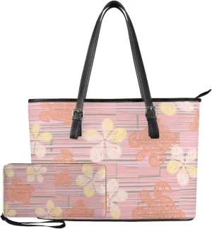 Tote Bag for Women Polynesian Wristlet Wallets Clutch Purses for Women HandBag Womens Wallet