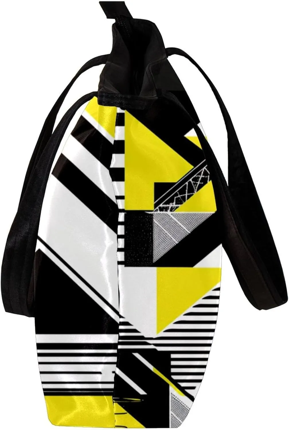 Tote Bags, Large Tote Bags for Women, Women's Tote Handbags, Modern Geometric Pattern Purple Black, Womens Tote Bags for Work