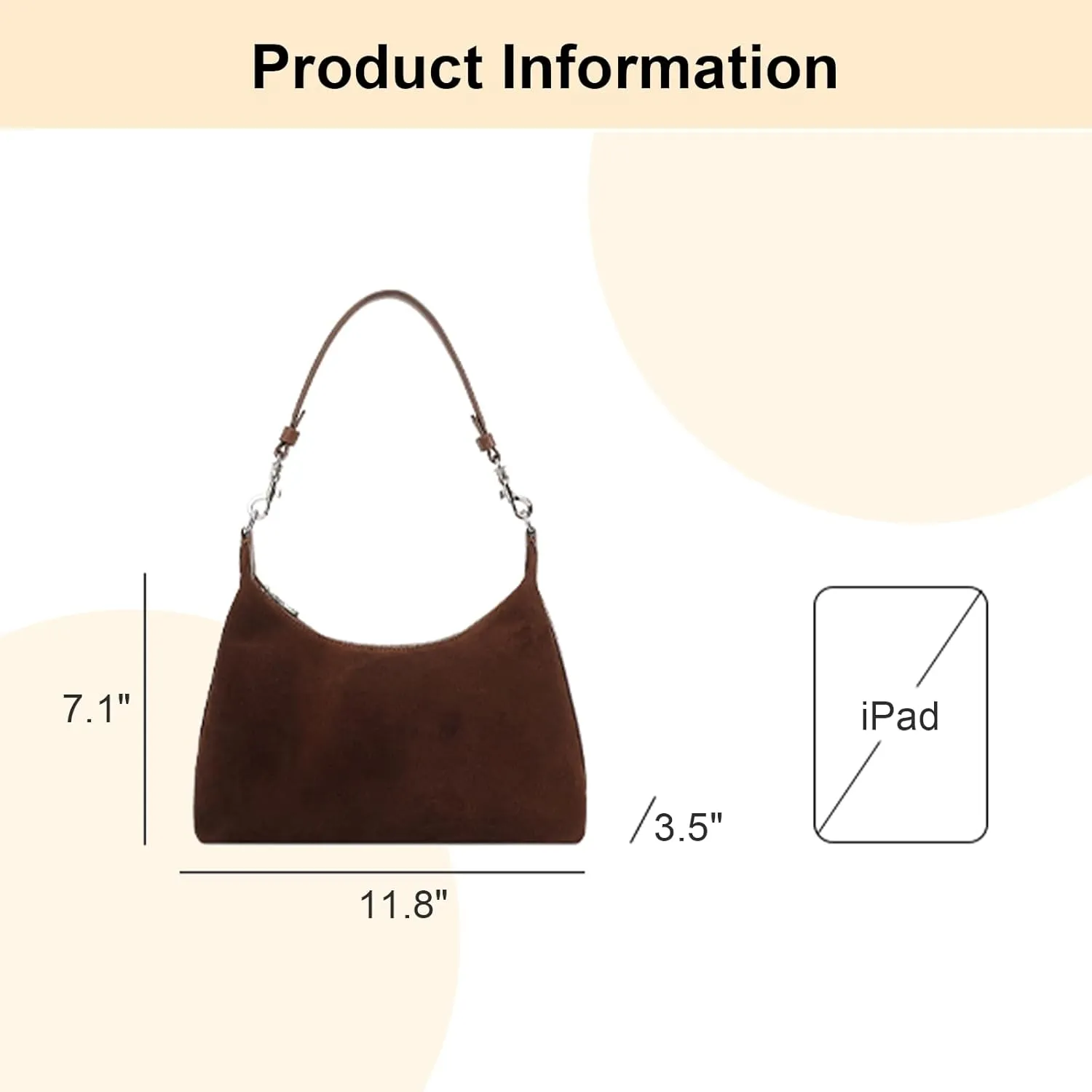 Tote Shoulder Bags for Women, Suede Forsted Cowhide Tote Crossbody Purses with 2 Removable Shoulder Straps