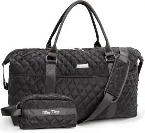 Travel Duffel Bag for Women, Large Overnight Weekender with Adjustable Strap, Wet Pocket, Carry On Sports Tote, Hospital Bag