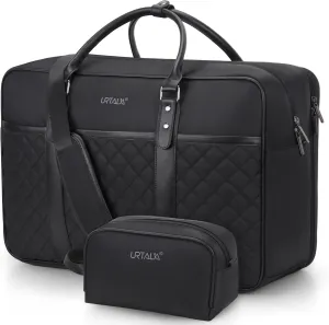 Travel Duffle Bag for Men, Weekender Bag for Women with Toiletry Bags, Carry On Overnight Bags with 17.3 inch Laptop Pouch