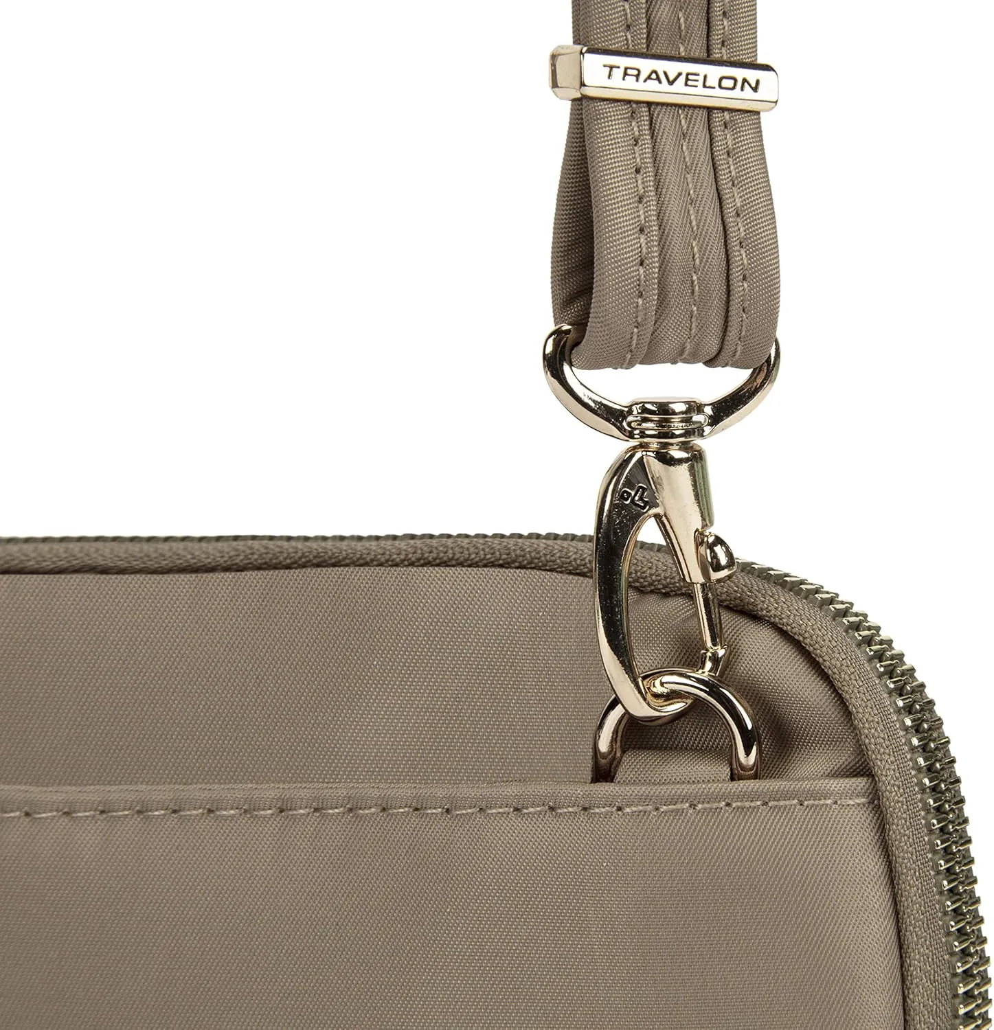 Travelon Women's Anti-theft Tailored Convertible Crossbody Clutch