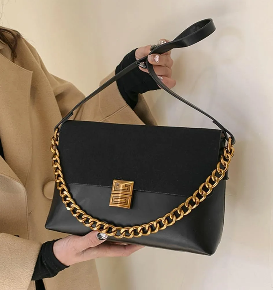 Trendy Wine Suede Shoulder Bags For Women Burgundy Suede Crossbody Bag Suede Satchel Bag Square Handbag
