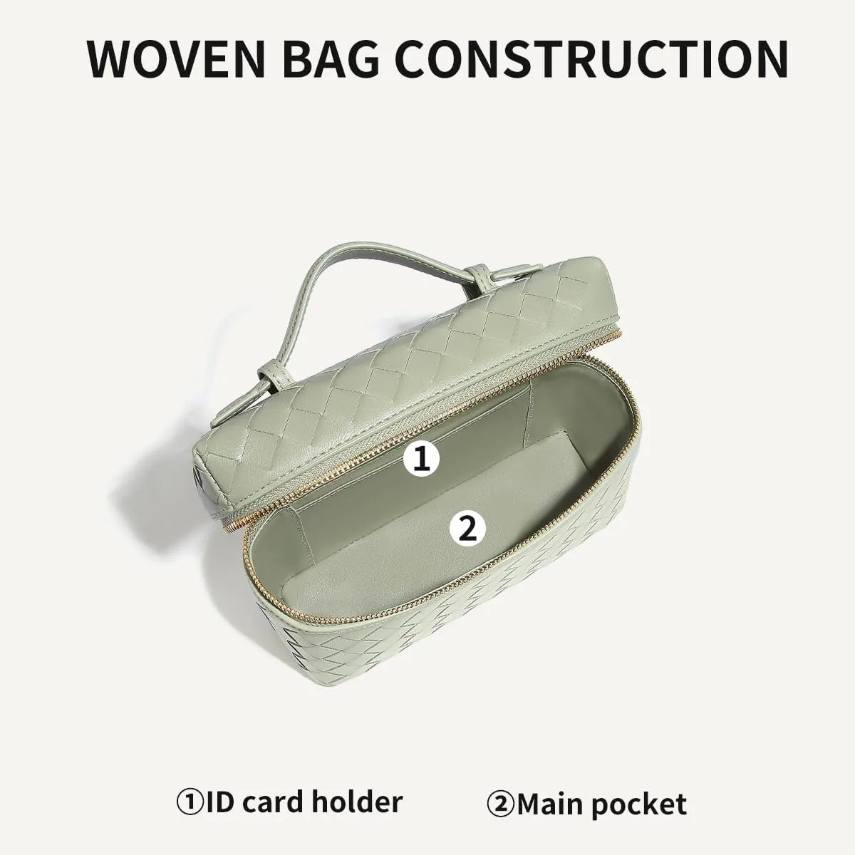 Trendy Woven Crossbody Purse Bag for Women, Cute Shoulder Bag Square Box Bags Mini PU Leather Top Handle Purses Handbag