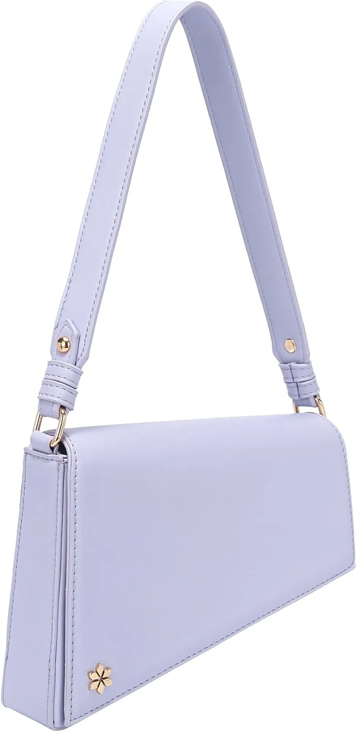 Triangular Geometric Under Arm Hobo Bag - PU Vegan leather
