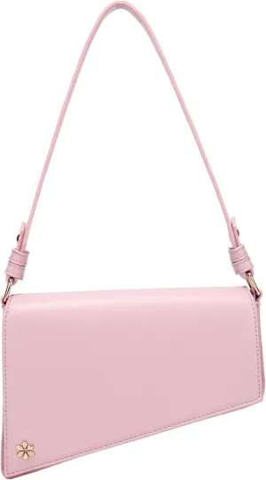 Triangular Geometric Under Arm Hobo Bag - PU Vegan leather