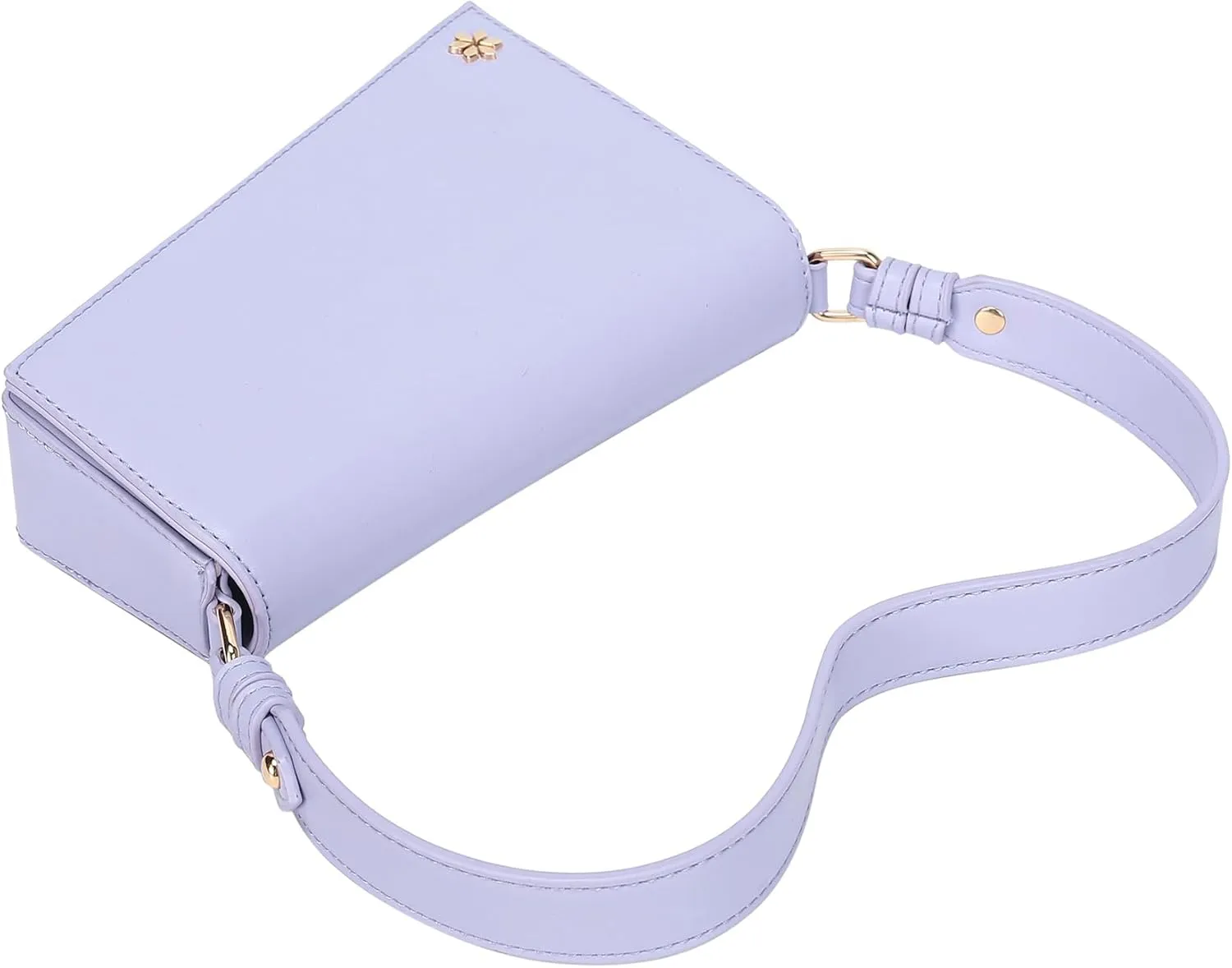 Triangular Geometric Under Arm Hobo Bag - PU Vegan leather