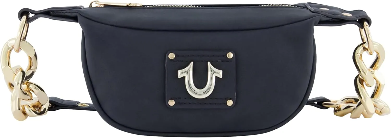 True Religion Shoulder Bag, Women's Mini Crossbody Purse with Adjustable Chain Strap