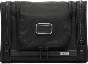 TUMI - Alpha Hanging Travel Kit - Toiletries Travel Bag - Cosmetics Organizer - Travel Essentials Bag with Hooks & Pockets - Black