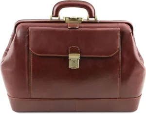 Tuscany Leather - Leonardo - Exclusive leather doctor bag - TL142072 (BROWN)
