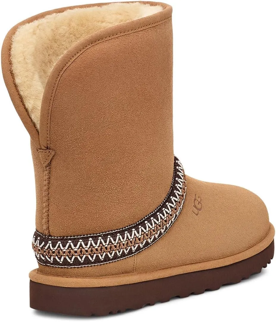 UGG Women's Classic Short Crescent Fashion Boot