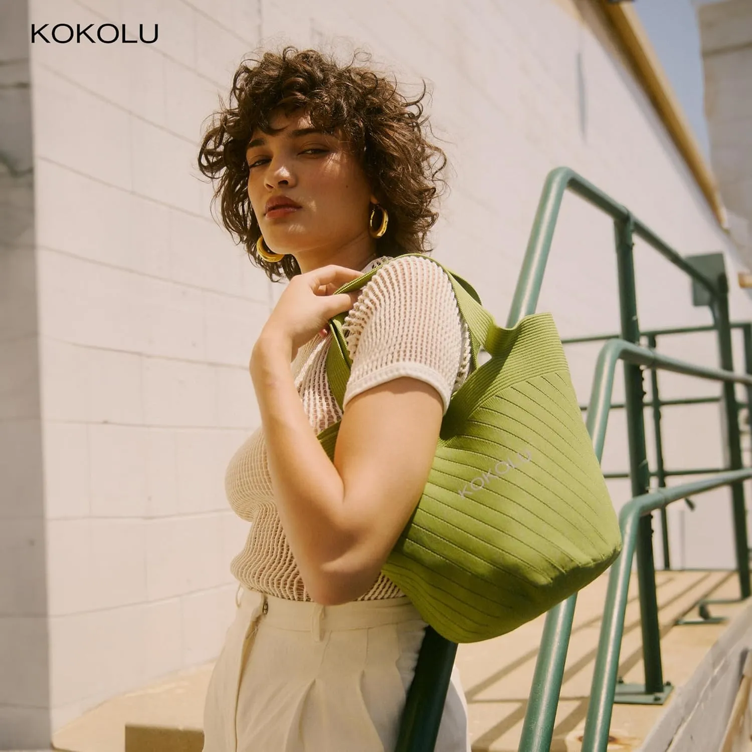 Ultra Lightweight Tote Bag For Women (18.7” x 8.5”) - Upcycled Flexible Machine Washable Shopping Tote Bag For Women