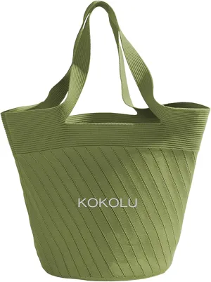Ultra Lightweight Tote Bag For Women (18.7” x 8.5”) - Upcycled Flexible Machine Washable Shopping Tote Bag For Women