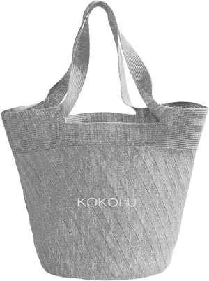 Ultra Lightweight Tote Bag For Women (18.7” x 8.5”) - Upcycled Flexible Machine Washable Shopping Tote Bag For Women