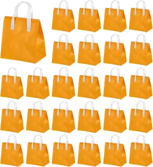 uxcell 50pcs Insulated Take Out Bags, 9.4" x 5.9" x 10.2", Orange