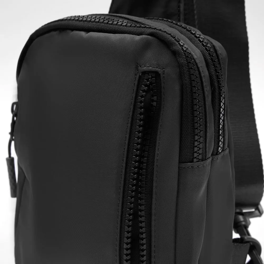 VAKAER Small Crossbody Bag Purse Women‘s Sling Bag Daypack Backpack with Convertible Adjustable Strap for Travel Hiking (Black)