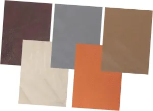 Veemoon Leatherette Keychains Bulk 5pcs Leatherette Keychain Blanks Craft Leather Supplies
