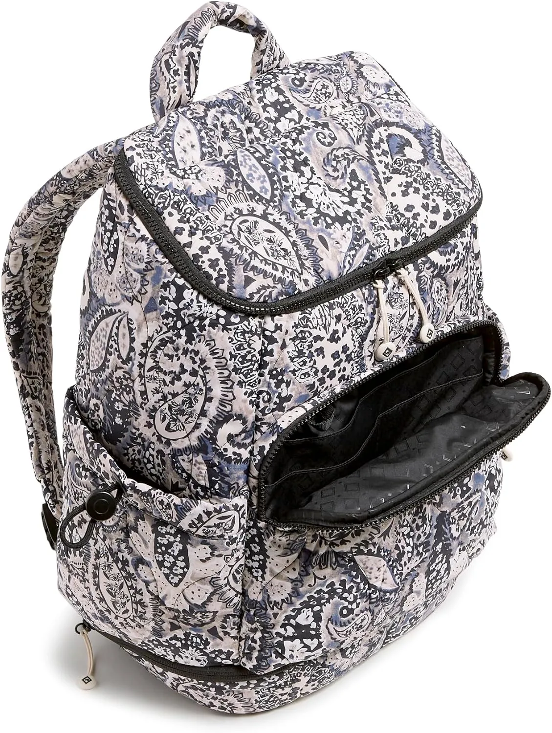 Vera Bradley Featherweight Commuter Backpack Travel Bag, Stratford Paisley