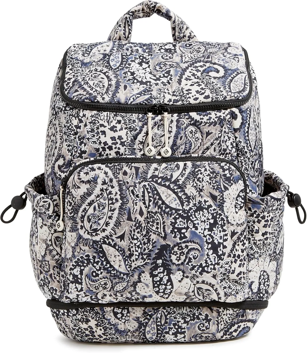 Vera Bradley Featherweight Commuter Backpack Travel Bag, Stratford Paisley
