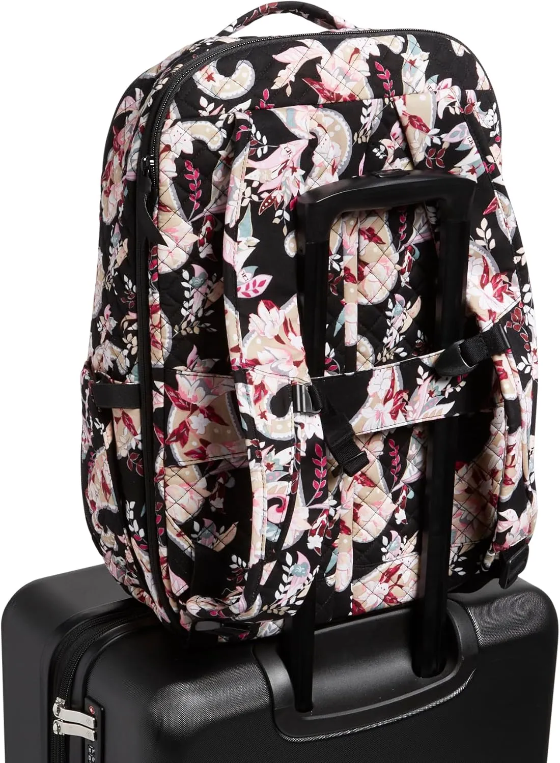 Vera Bradley Women's, Cotton Large Travel Backpack Travel Bag, Botanical Paisley, One Size