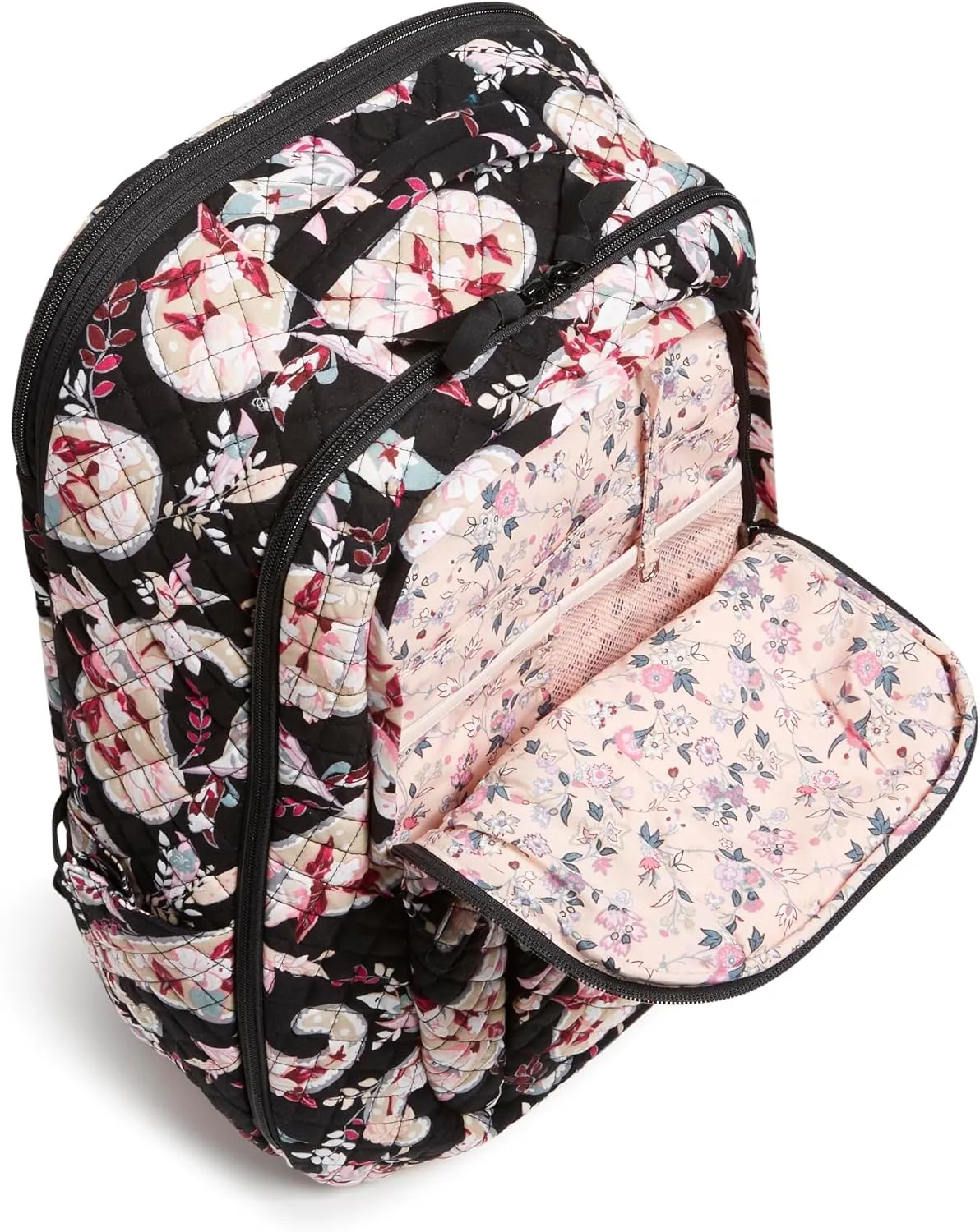 Vera Bradley Women's, Cotton Large Travel Backpack Travel Bag, Botanical Paisley, One Size