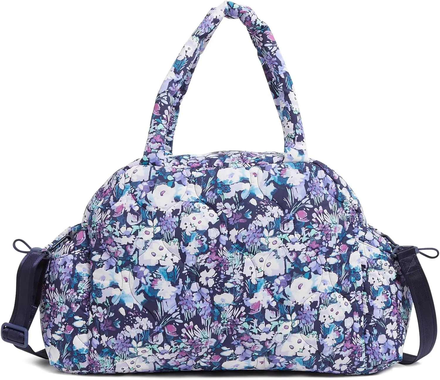 Vera Bradley Women's Featherweight Travel Bag, Artist's Garden Purple, One Size