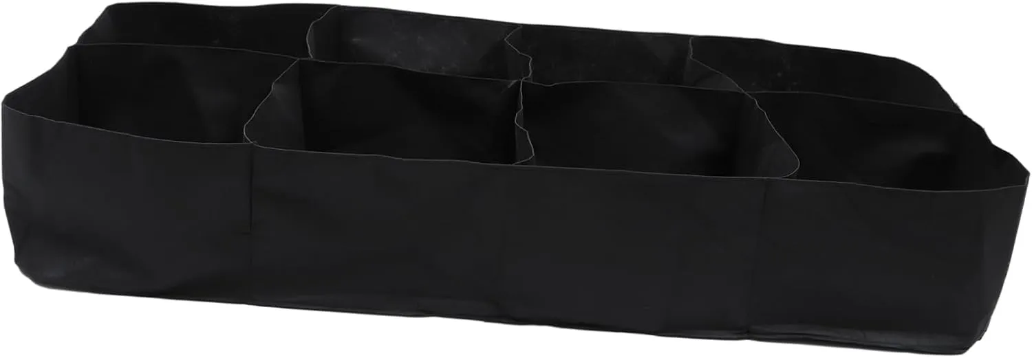 VOSAREA Multi Fabric Raised Garden Bed Durable Non Woven Planting Container for Vegetables for Potatoes Carrots Onions for Balconies and Patios