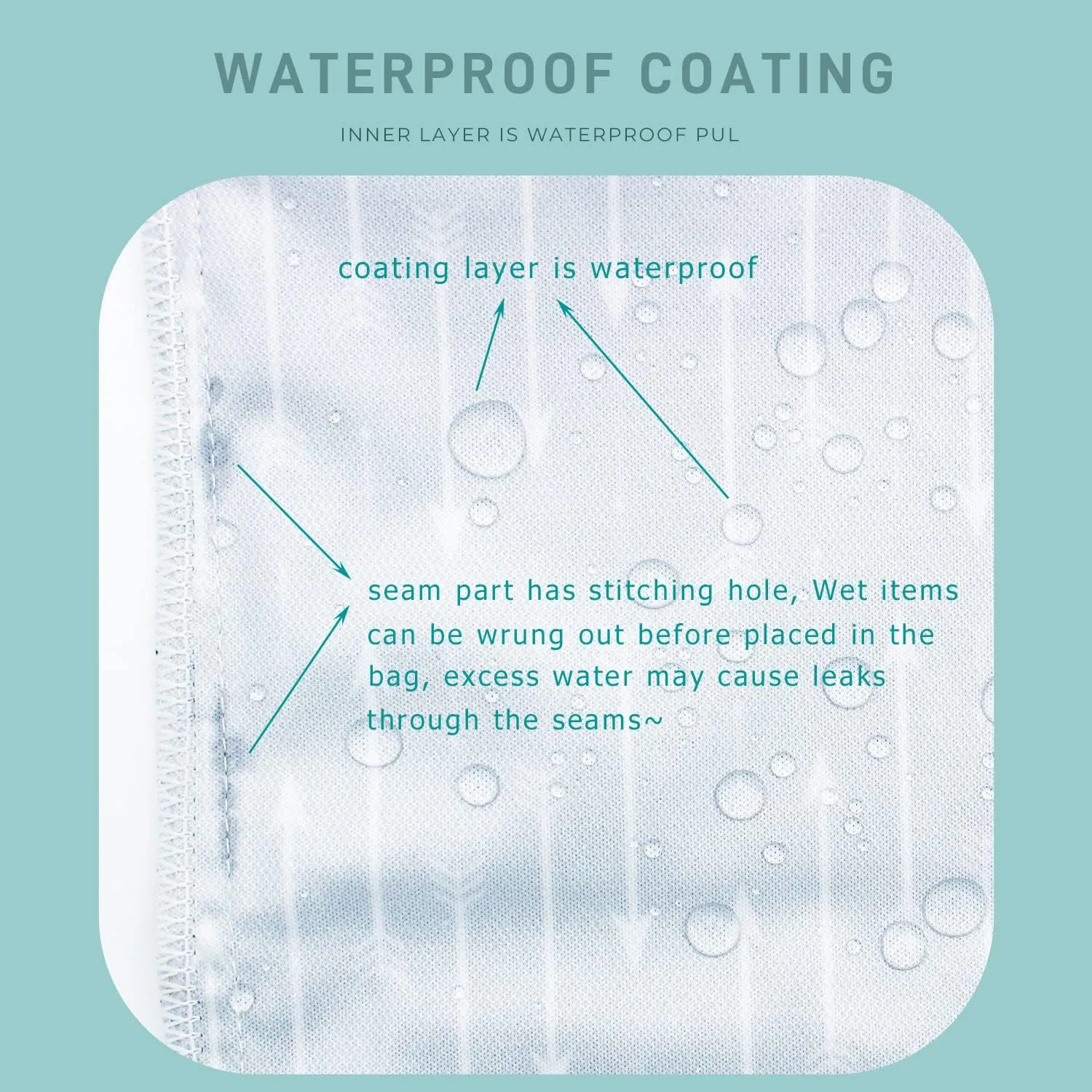 Wet Dry Bag Waterproof Reusable Wet Bag for Swimsuit, Travel, Beach, Pool, Bathing Suit, Diapers, Dirty Yoga Gym Clothes Daycare Organizer One Zippered Pocket (dandelion stars), YLN770
